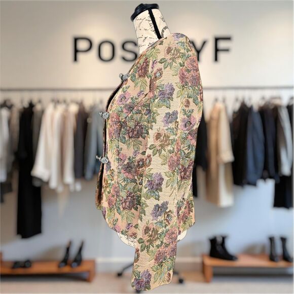 Vintage Doncaster Jacket Floral Print Women's Blazer - Picture 3 of 12